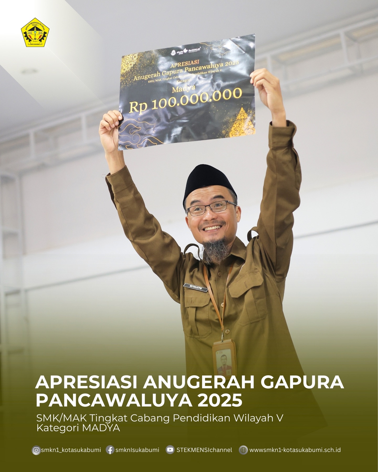 Anugerah Gapura Pancawaluya 2025 Tingkat SMK/MAK Cabang Dinas Pendidikan Wilayah V